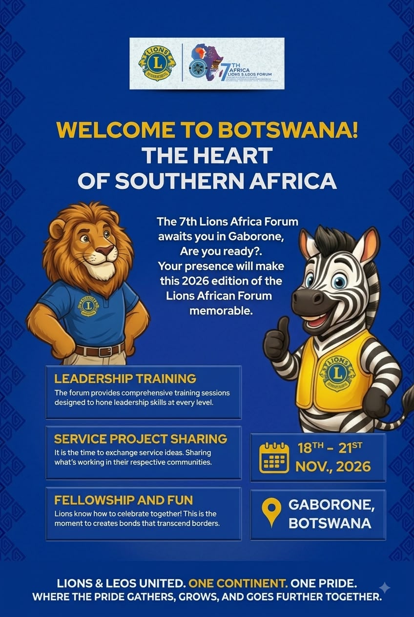 Forum Africain des Lions 2026 - Botswana